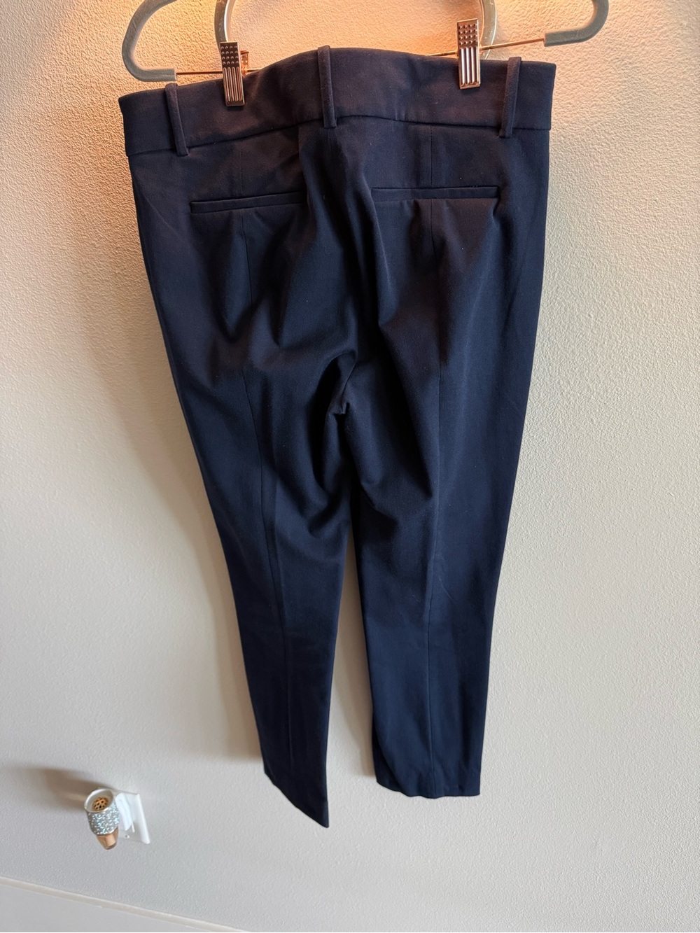 J. Crew Tailored Navy 2-Piece Bi-Stretch Pant Suit for Women Sz 6 - Picture 3 of 8